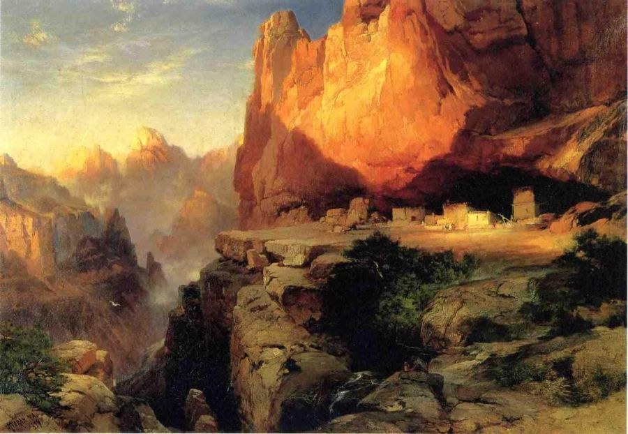 Thomas Moran Cliff Dwellers